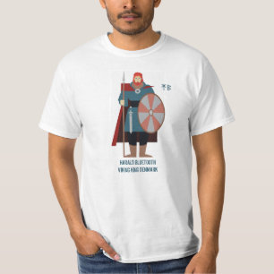 Harald Bluetooth -バイキングキングオブデンマークTシャツ Tシャツ