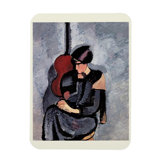 Harald Giersing - Dame foran guitar マグネット (縦)