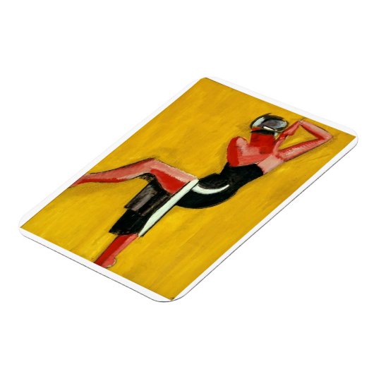 Harald Giersing, Dancer on Yellow Background, 1920 マグネット (左側)