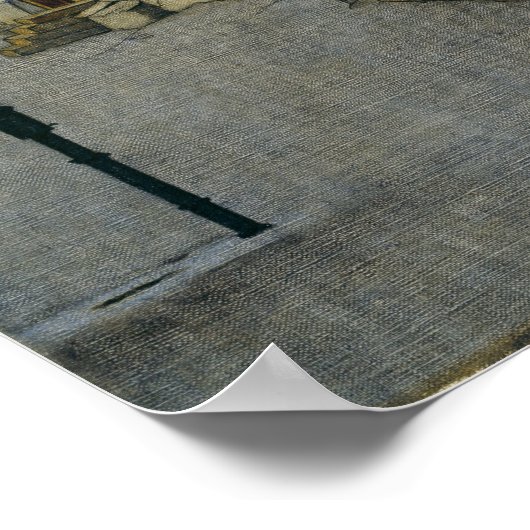 Harald Sohlberg Street in Røros ポスター (角)