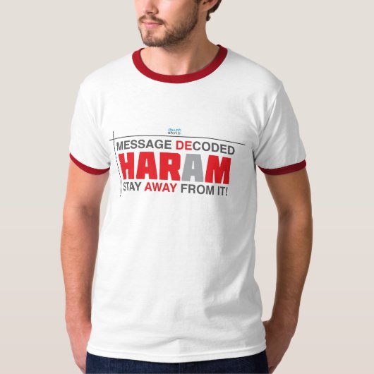 Haram: それから遠くににとどまって下さい! tシャツ (正面)