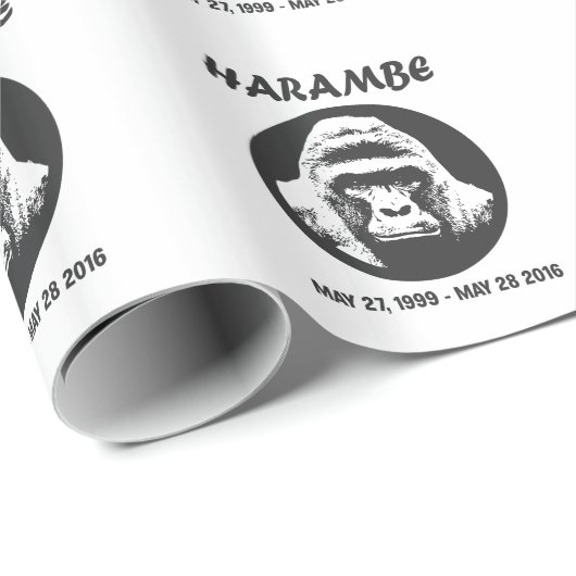 Harambeを覚えて下さい ラッピングペーパー (ロールコーナー)