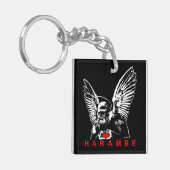 Harambe キーホルダー (正面左)