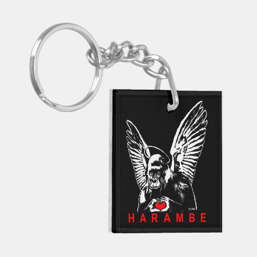 Harambe キーホルダー (正面左)