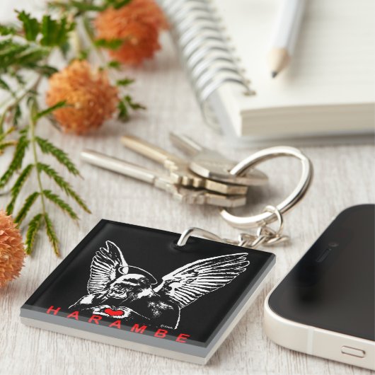 Harambe キーホルダー (正面右)