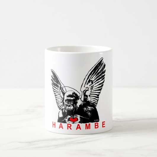 Harambe コーヒーマグカップ (中央)