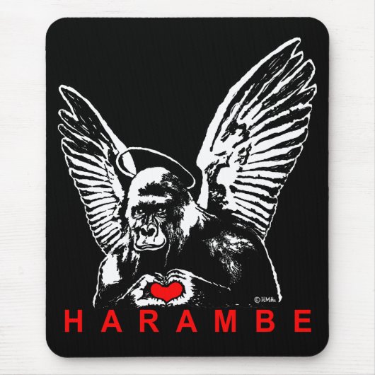 Harambe マウスパッド (正面)