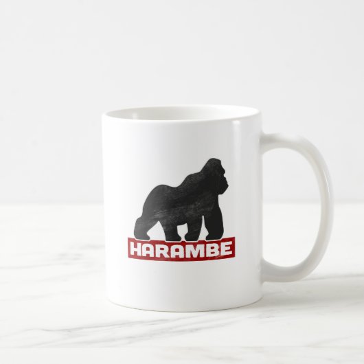 HARAMBE 2016生命問題 コーヒーマグカップ (右)