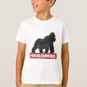 HARAMBE 2016生命問題 Tシャツ (正面)
