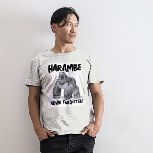 HARAMBE GORILLA Tシャツティー スウェットシャツ