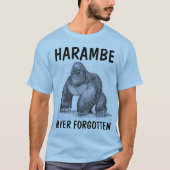 HARAMBE GORILLA Tシャツ (正面)