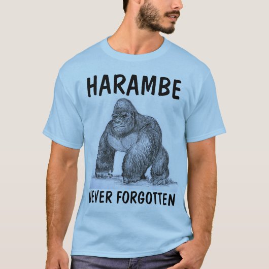 HARAMBE GORILLA Tシャツ (正面)