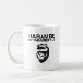 Harambe McHarambeface コーヒーマグカップ (左)