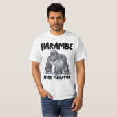 HARAMBE zoo GORILLA Tシャツ (正面フル)