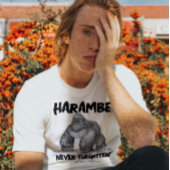 HARAMBE zoo GORILLA Tシャツ