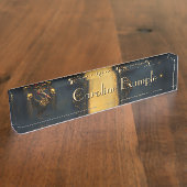 Harbinger of the Golden Gate The Nocturnal Pelican デスクネームプレート (側面)