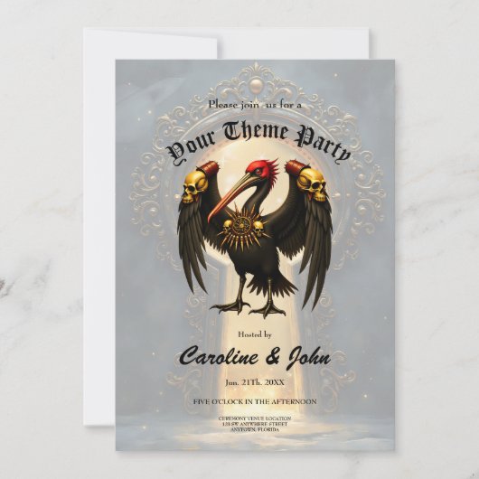 Harbinger of the Golden Gate The Nocturnal Pelican 招待状 (正面)