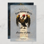 Harbinger of the Golden Gate The Nocturnal Pelican 招待状 (正面/裏面)