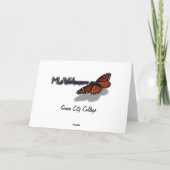 Harbison Chapel in Winter at Grove City College サンキューカード (裏面)