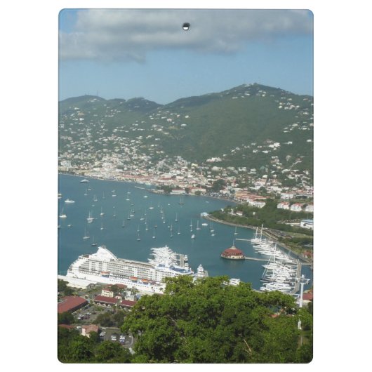Harbor at St. Thomas US Virgin Islands クリップボード (裏面)