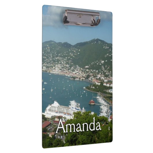 Harbor at St. Thomas US Virgin Islands クリップボード (右)