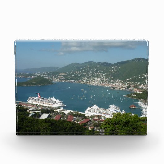 Harbor at St. Thomas US Virgin Islands フォトブロック (正面)
