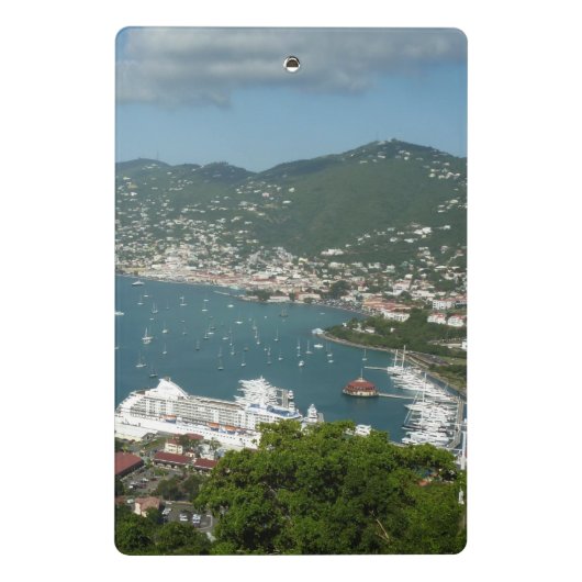 Harbor at St. Thomas US Virgin Islands ミニクリップボード (裏面)