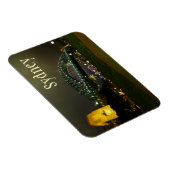 Harbor Bridge at Night，シドニー，オーストラリア マグネット (右側)