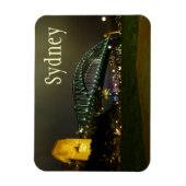 Harbor Bridge at Night，シドニー，オーストラリア マグネット (縦)