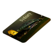 Harbor Bridge at Night，シドニー，オーストラリア マグネット (左側)