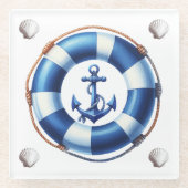 Harbor Charm! ガラスコースター (正面)