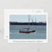 Harbor Falmouth by OllyArt写真 ポストカード (正面/裏面)