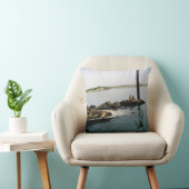 Harbor Seales、Morro Bay、カリフォルニア クッション (椅子)