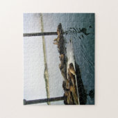 Harbor Seales、Morro Bay、カリフォルニア ジグソーパズル (縦)