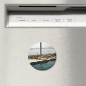 Harbor Seales、Morro Bay、カリフォルニア マグネット (インサイチュ (食洗機))