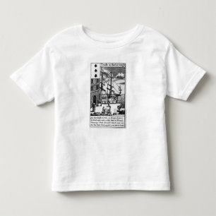 Harboroughの英国の遊ぶカードの貿易 トドラーTシャツ