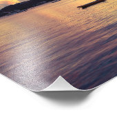 Harbour Sunset in Grand Case, St. Martin フォトプリント (角)