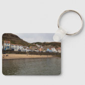 Harbour View of Staithes Village キーホルダー (正面)