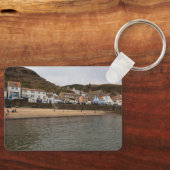 Harbour View of Staithes Village キーホルダー (正面)