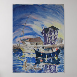 Harbourmaster、Aberaeron ポスター