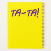 Hard-backed planner プランナー手帳 (裏面)