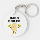 Hard Boiled Egghead Text キーホルダー (裏面)
