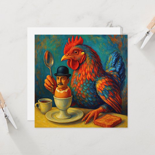 Hard-Boiled Human - Fowl Play at Breakfast カード (正面/裏面インサイチュ)