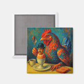 Hard-Boiled Human - Fowl Play at Breakfast マグネット (正面/裏面)