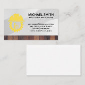 Hard Hat | Builder Engineer | Construction 名刺 (正面/裏面)