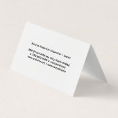 Hard Hat Construction | Work Dump Truck 名刺 (裏面)