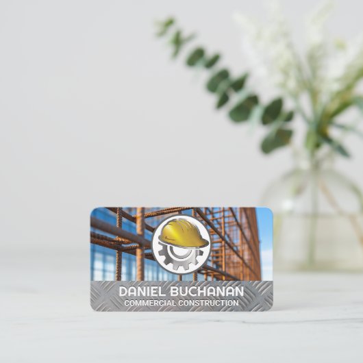 Hard Hat Gear | Construction Site | Rebar 名刺 (スタンド正面)