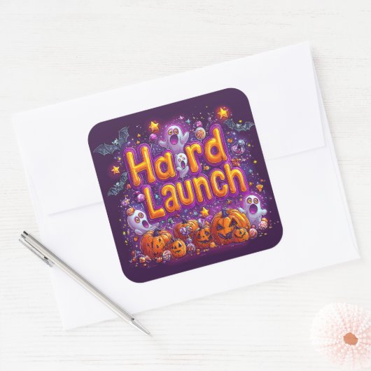 Hard launch | ExDesigner | Halloween スクエアシール (封筒)