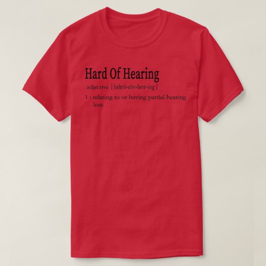 Hard of gearing definition tシャツ (デザイン正面)
