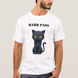 Hard Pass Funny Moody Cat T-Shirt Tシャツ